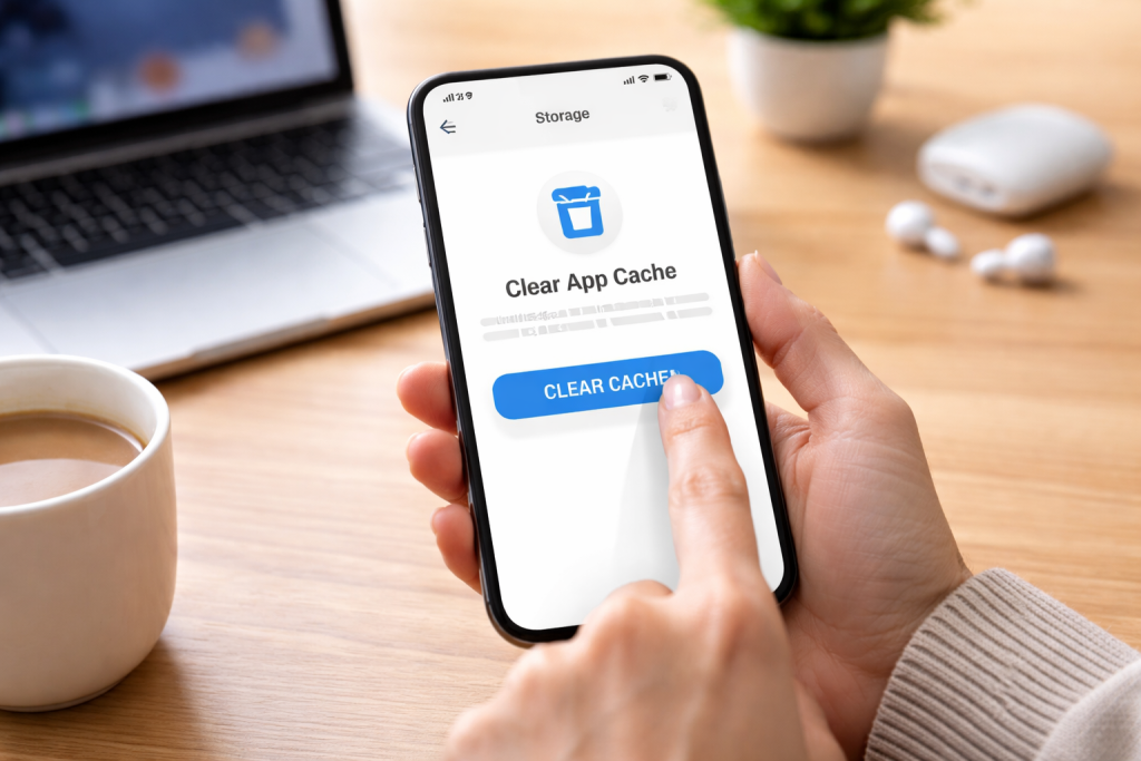 Clearing App Cache