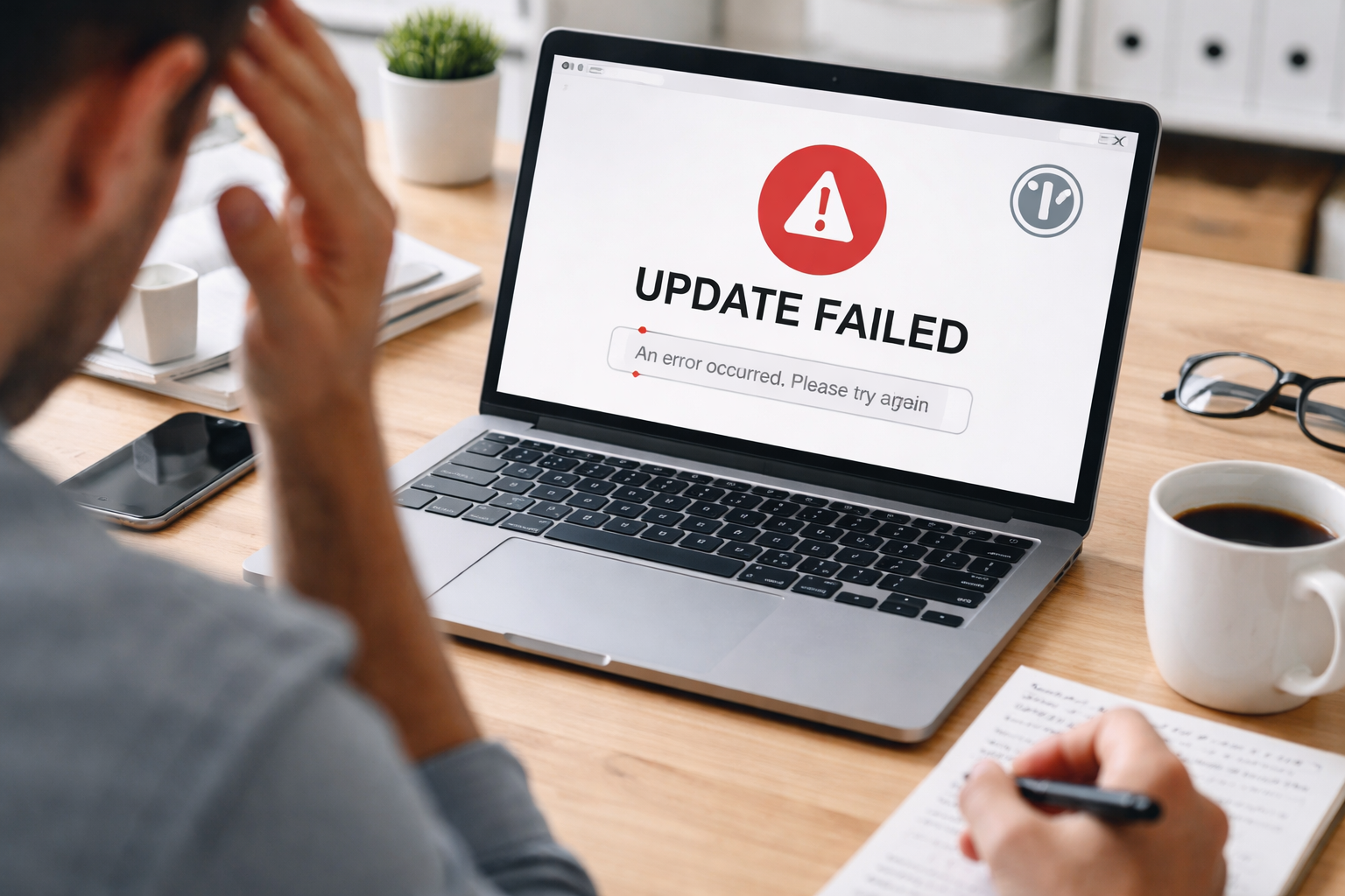 Don’t Panic! Here’s How to Resolve the Update Failed Error in Minutes